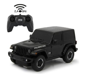 JAM405196 - JEEP Wrangler JL noire avec vitre teinté - Radiocommandé