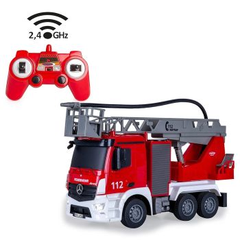 JAM407300 - MERCEDES-BENZ Antos pompiers avec échelle tournante radiocommandé