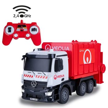 JAM408305 - MERCEDES-BENZ Antos 6x4 porteur poubelle VEOLIA radiocommandé