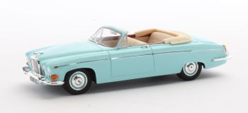 MTX41001-191 - JAGUAR 420G cabriolet bleue 1969