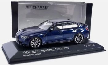MNC410020201 - BMW M3 competition 2020 Bleu - Limité à 720ex.