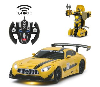 JAM410029 - MERCEDES-AMG GT3 jaune – Transformable - Radiocommandé