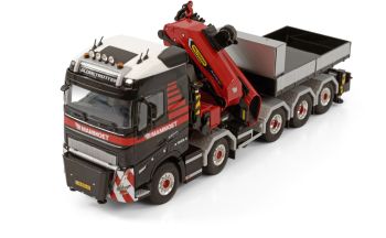 WS410302 - VOLVO FH05 10x4 avec grue PALFINGER PK 165.002 avec caisson pour Ballast MAMMOET