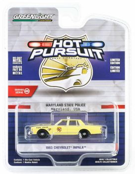 GREEN43030-A - CHEVROLET Impala 1983 beige Police de Maryland de la série HOT PURSUIT sous blister