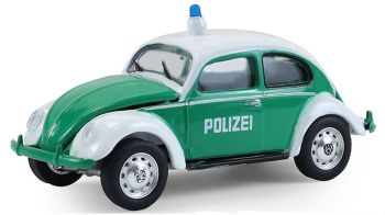 GREEN43050-A - VOLKSWAGEN beetle Classic POLIZEI - Service de Police Allemande de la série HOT PURSUIT sous blister