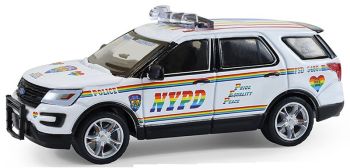 GREEN43050-C - FORD Explorer 2016 NYPD - Police de New York de la série HOT PURSUIT sous blister
