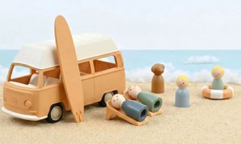 NOREV431040 - VOLKSWAGEN Combi Type 2  Jaune - série Plastigam