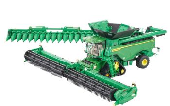 BRI43310 - Moissonneuse-batteuse JOHN DEERE X9 1100  édition limitée 75 eme anniversaire