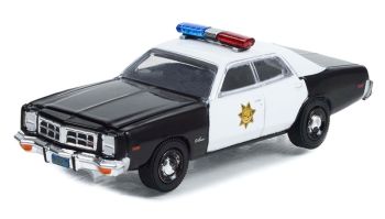 GREEN44965-D - DODGE Monaco Police 1977 de la série FALL GUY sous blister