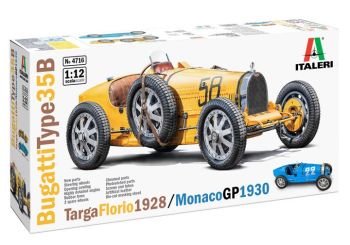ITA4716 - BUGATTI Type 35B Targe Floria 1928 du GP de Monaco 1930 à assembler et à peindre