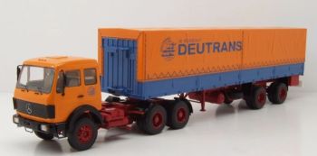PRX47216 - MERCEDES-BENZ NG2232 6x4 avec remorque bâchée 2 Essieux - DEUTRANS