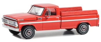 GREEN48080-B - FORD F-100 1970 rouge de la série DOWN ON THE FARM sous blister
