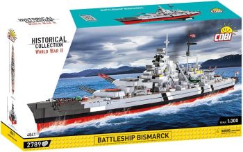 COB4841 - Cuirassé BATTLESHIP Bismarck – 2789 Pièces