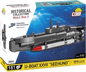 COB4846 - Sous marin U-BOAT XXVII SEEHUND – 181 Pièces