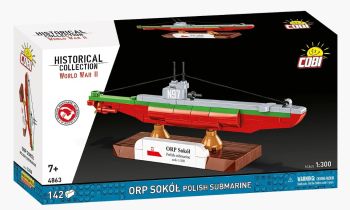 COB4863 - Sous-Marin polonais ORP Sokol - 142 pièces