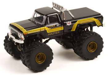 GREEN49100-B - FORD F-250 1979 WAR MASTER de la série KING OF CRUNCH sous blister