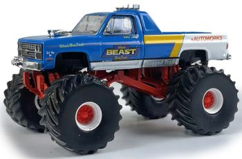 GREEN49160-B - CHEVROLET C30 1983 Monster truck - HOLMAN'S BEAST de la série KINGS OF CRUNCH sous blister