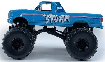 GREEN49160-F - FORD F-250 1993 Monster truck - NORTHERN STORM de la série KINGS OF CRUNCH sous blister