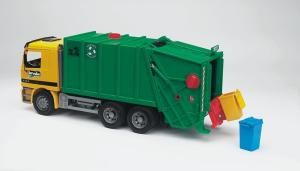 BRU2661 - Camion poubelle MERCEDES.1/16