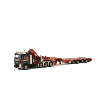 WSI410330 - VOLVO FH4 8x4 avec grue de déchargement PALFINGER et plateau 4 essieux MAMMOET
