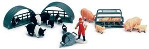 NEW05485A - Lot de 12 Cochons avec accessoires