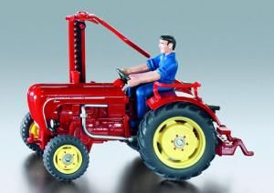 SIK3468 - PORSCHE Super avec Faucheuse Latérale
