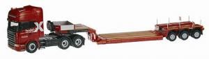 NZG826/01 - SCANIA R 6X4 Avec Remorque "NOOTEBOOM" Modulable 3 Essieux