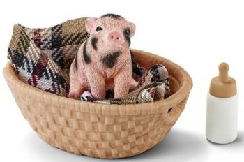 SHL42294 - Mini cochon avec biberon