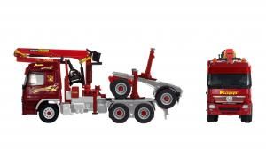 CON40179 - MERCEDES 6x4 Grumier avec grue et dolly