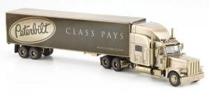 NOR61103 - PETERBILT Model 379 6x4 avec Remorque 2 Essieux "Bronze"