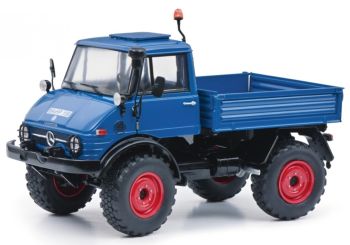 SCH444 - MERCEDES Unimog 406 Bleu Limitée à 1500 ex .