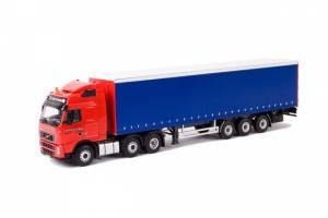 WSI9180 - VOLVO FH2 Globetrotter XL 6x4 avec Semi bâchée