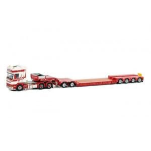 WSI9805 - SCANIA R Topline 6x4 avec Semi Surbaissée BRAME