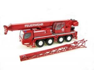 CON2100ROUGE - Grue LIEBHERR LTM1070-4.1 4 Essieux "FEUERWEHR" POMPIERS