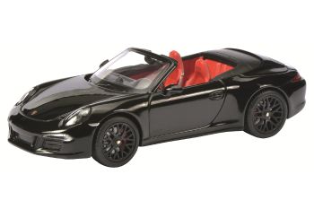 SCH7587 - PORSCHE 911 carrera GTS cabriolé Noir