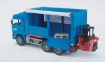 BRU2782 - MAN TGA Cargo BULL avec chariot élévateur.Ech:1/16