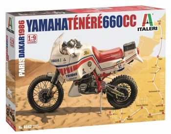 ITA4642 - Moto YAMAHA Tenere 660cc 1986 Paris Dakar à assembler et à peindre