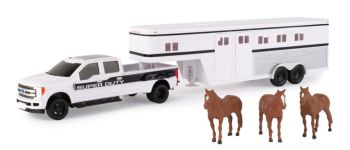 ERT46800 - FORD F350 Super Duty avec remorque à col de cygne et chevaux