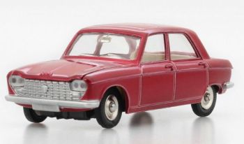 DIN510 - PEUGEOT 204 Berline rouge – Édition ATLAS