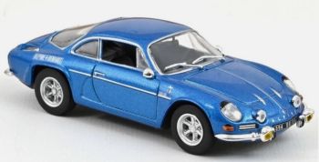 NOREV517826 - ALPINE A110 1600 S 1973 Bleu Alpin avec logo latéral