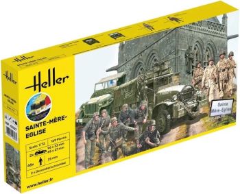 HEL52327 - Kit de démarrage avec peinture et accessoires  - Sainte-Mère-Eglise à assembler