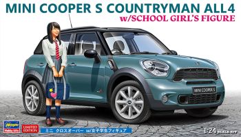 HAW52359 - MINI COOPER Countryman  ALL4 avec figurine écolière à assembler et à peindre