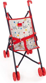 GOA53178 - Poussette pour poupée tissus chiens et chats