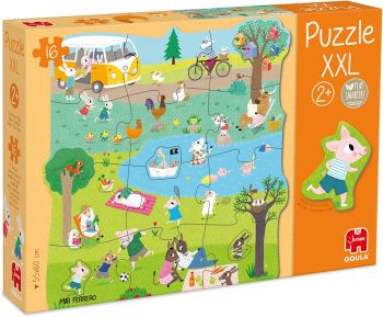 Puzzle XXL 16 pièces Une journée à la campagne