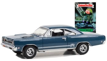 GREEN54090-A - PLYMOUTH Hemi GTX 1968 Bleu de la série GARBAGE PAIL KIDS sous blister