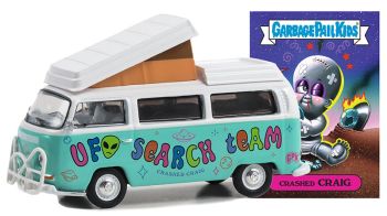 GREEN54090-B - VOLKSWAGEN Type 2 Campmobile 1968 Bleu de la série GARBAGE PAIL KIDS sous blister