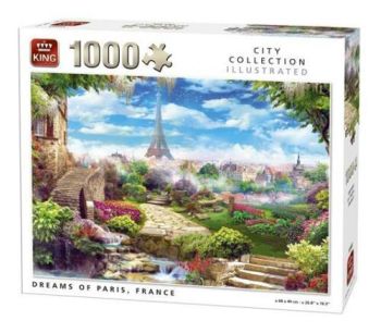 KING55983 - Puzzle 1000 pièces Rêves de Paris  - France