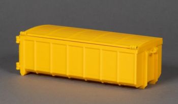 MSM5608/01 - Benne container 20m3 avec couvercle jaune