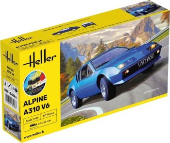 HEL56146 - Kit de démarrage avec peinture et accessoires - ALPINE A310 à assembler