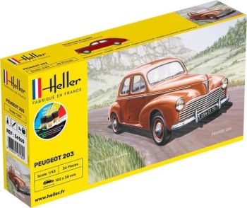 HEL56160 - Kit de démarrage avec peinture et accessoires - PEUGEOT 203 à assembler